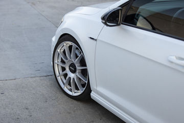 2017 Volkswagen Golf R - Rotiform DTM - Silver Wheel Pros